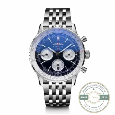 Replica Breitling Navitimer Men Black Dial 43 mm AB0138211B1A1 - Swiss-Made Clone Watch