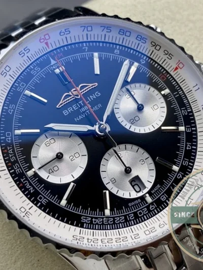 Replica Breitling Navitimer Men Black Dial 43 mm AB0138211B1A1 - High-Grade Replica Watch