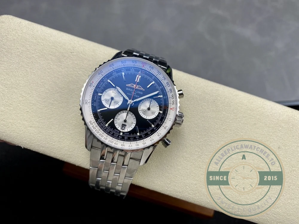 Replica Breitling Navitimer Men Black Dial 43 mm AB0138211B1A1 - High-Grade Replica Watch