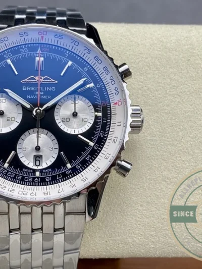 Replica Breitling Navitimer Men Black Dial 43 mm AB0138211B1A1 - Affordable Luxury Replica Timepiece