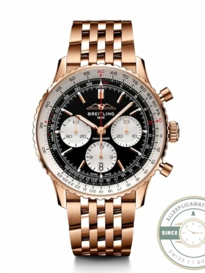 Replica Breitling Navitimer Men Black Dial 43mm RB0138211B1R1 - Swiss Movement Replica Watch
