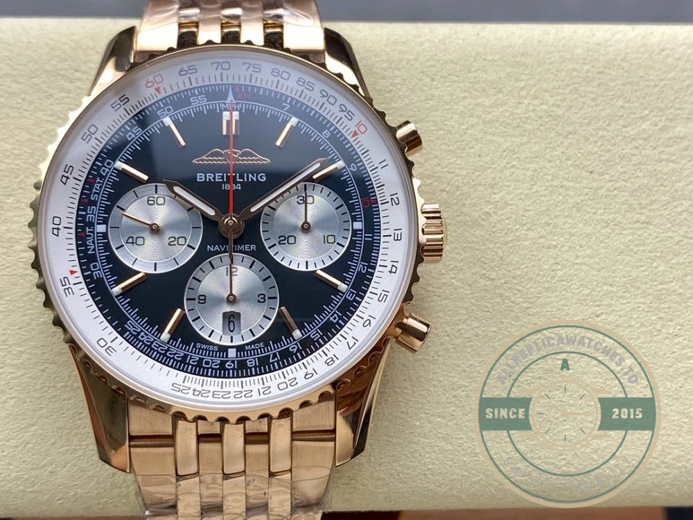 Replica Breitling Navitimer Men Black Dial 43mm RB0138211B1R1 - Affordable Super Clone Watch