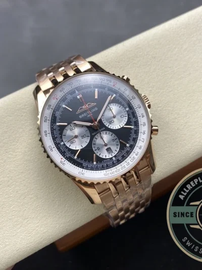 Replica Breitling Navitimer Men Black Dial 43mm RB0138211B1R1 - Affordable Super Clone Watch