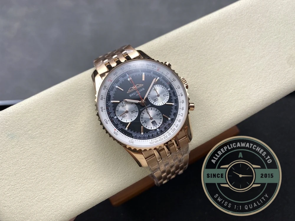 Replica Breitling Navitimer Men Black Dial 43mm RB0138211B1R1 - Affordable Super Clone Watch