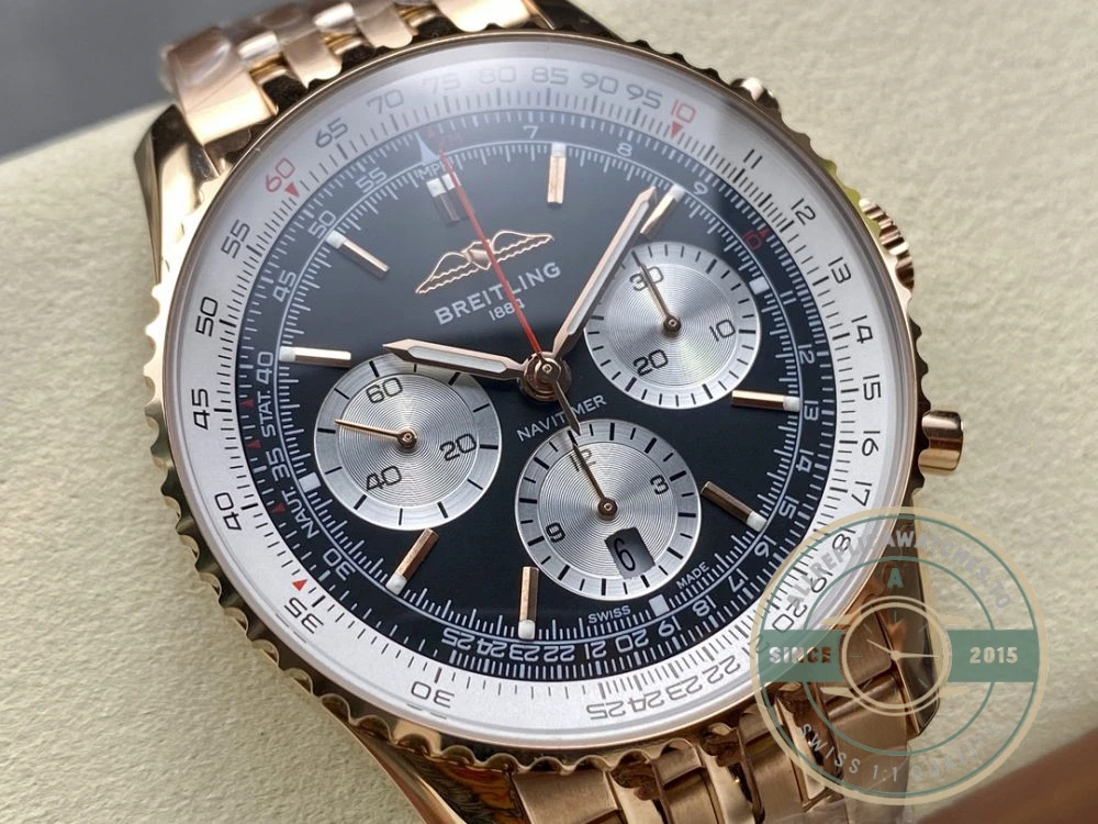 Replica Breitling Navitimer Men Black Dial 43mm RB0138211B1R1 - 1:1 Swiss Replica Watch