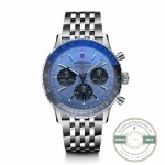Replica Breitling Navitimer Men Blue Dial 43mm AB0138241C1A1 - Budget Luxury Replica Watch