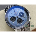 Replica Breitling Navitimer Men Blue Dial 43mm AB0138241C1A1 - Affordable Super Clone Watch