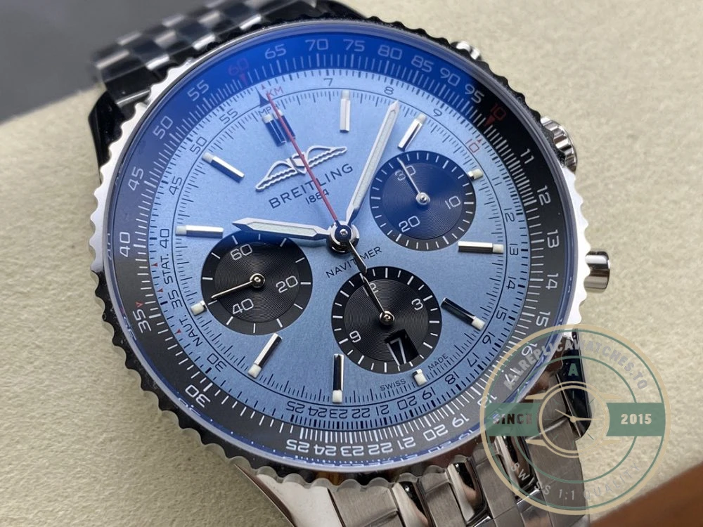 Replica Breitling Navitimer Men Blue Dial 43mm AB0138241C1A1 - Affordable Super Clone Watch