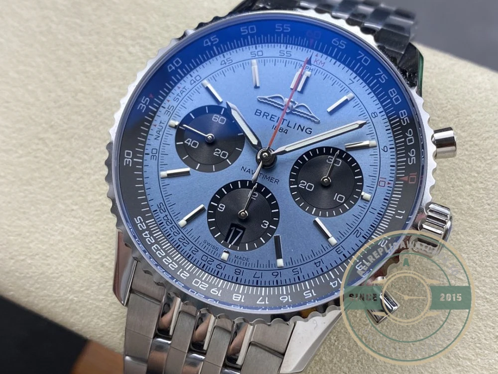 Replica Breitling Navitimer Men Blue Dial 43mm AB0138241C1A1 - Affordable Super Clone Watch