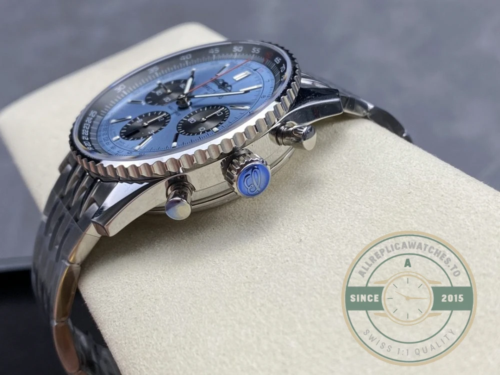 Replica Breitling Navitimer Men Blue Dial 43mm AB0138241C1A1 - Swiss-Made Clone Watch