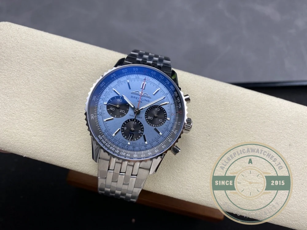 Replica Breitling Navitimer Men Blue Dial 43mm AB0138241C1A1 - High-Grade Replica Watch