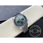 Replica Breitling Navitimer Men Green Stainless Steel 43 mm AB0138241L1A1 - Premium Super Clone Watch