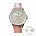 Replica Breitling Navitimer Pink Crocodile 35mm A17395211A1P3 - Swiss Movement Replica Watch
