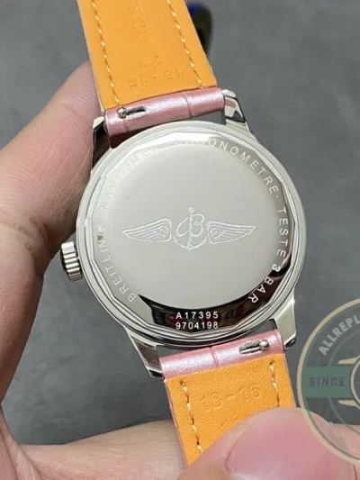 Replica Breitling Navitimer Pink Crocodile 35mm A17395211A1P3 - Factory Super Clone Watch