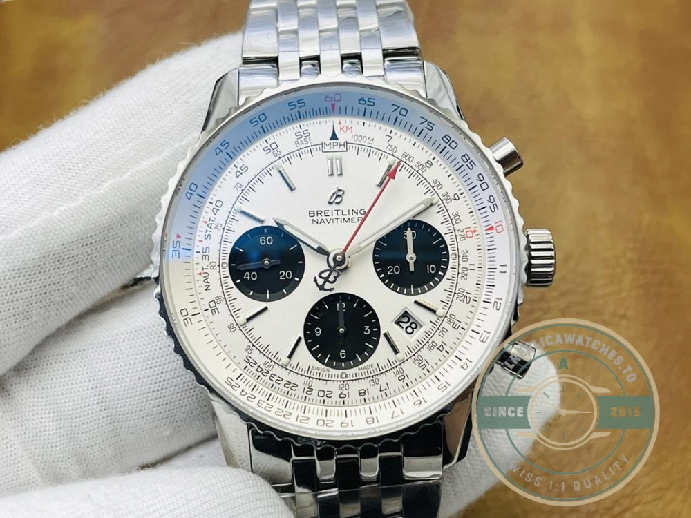 Replica Breitling Navitimer Premier B01 Chronograph 42 mm AB0311211G1P2 - Luxury Replica Watch