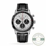 Replica Breitling Navitimer Silver Alligator 43 mm AB0138241G1P1 - Swiss-Made Clone Watch