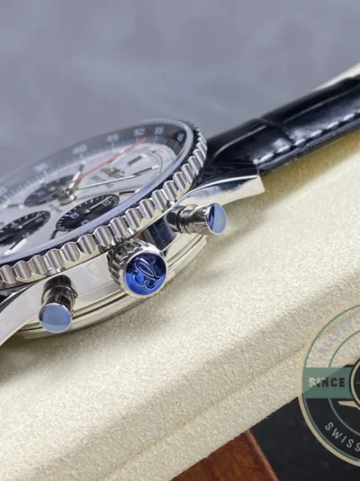 Replica Breitling Navitimer Silver Alligator 43 mm AB0138241G1P1 - 1:1 Swiss Replica Watch