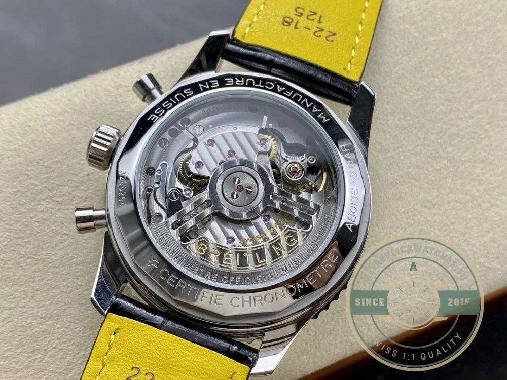 Replica Breitling Navitimer Silver Alligator 43 mm AB0138241G1P1 - Swiss Movement Replica Watch