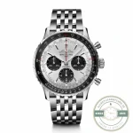 Replica Breitling Navitimer Silver Dial Stainless Steel 43 mm AB0138241G1A1 - Swiss-Made Clone Watch