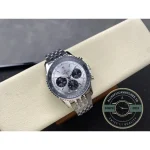 Replica Breitling Navitimer Silver Dial Stainless Steel 43 mm AB0138241G1A1 - Luxury Replica Watch