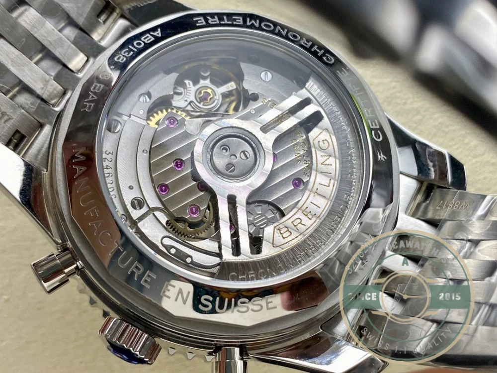 Replica Breitling Navitimer Silver Dial Stainless Steel 43 mm AB0138241G1A1 - 1:1 Swiss Replica Watch