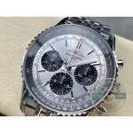 Replica Breitling Navitimer Silver Dial Stainless Steel 43 mm AB0138241G1A1 - Top-Tier Swiss Replica Watch