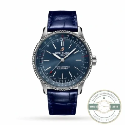 Replica Breitling Navitimer Women Blue Crocodile 35mm A17395161C1P1 - Top-Tier Swiss Replica Watch