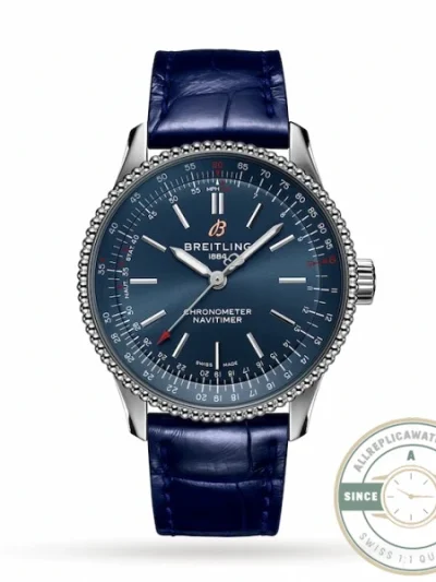 Replica Breitling Navitimer Women Blue Crocodile 35mm A17395161C1P1 - Top-Tier Swiss Replica Watch
