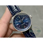 Replica Breitling Navitimer Women Blue Crocodile 35mm A17395161C1P1 - Luxury Replica Watch