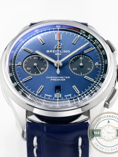 Replica Breitling Premier Blue Dial 42 mm AB0118221C1P1 - Luxury Replica Watch