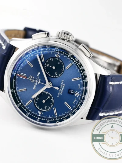 Replica Breitling Premier Blue Dial 42 mm AB0118221C1P1 - Luxury Replica Watch