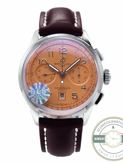 Replica Breitling Premier Copper Dial 42 mm AB0145331K1P2 - Factory Super Clone Watch