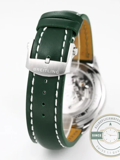 Replica Breitling Premier Green Dial 42 mm AB0118221L1P1 - Affordable Super Clone Watch