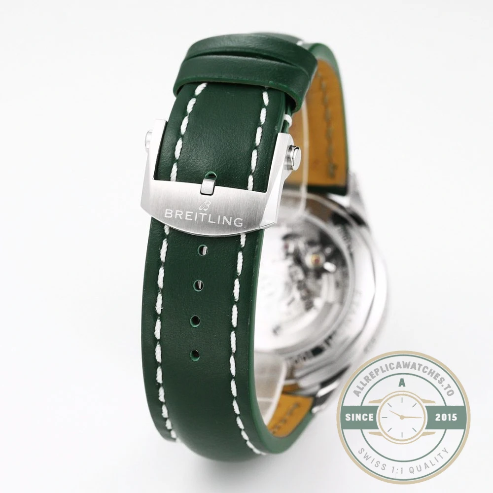 Replica Breitling Premier Green Dial 42 mm AB0118221L1P1 - Affordable Super Clone Watch