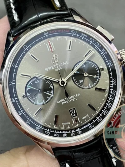 Replica Breitling Premier Grey Dial 42 mm AB0118221B1P1 - Premium Super Clone Watch