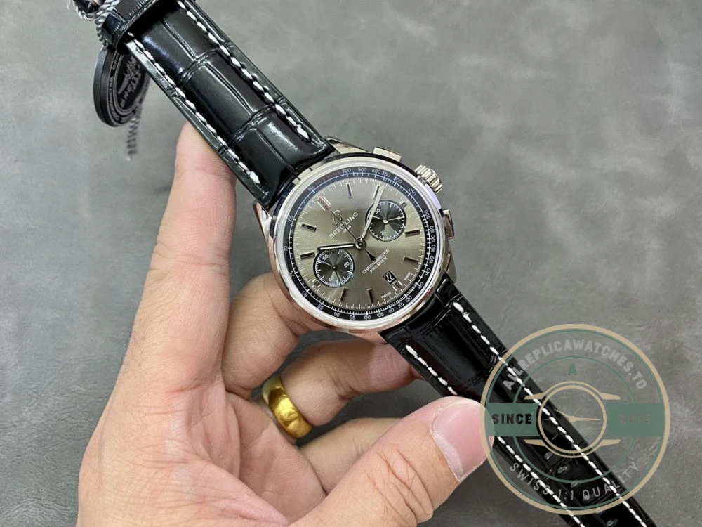 Replica Breitling Premier Grey Dial 42 mm AB0118221B1P1 - Swiss-Made Clone Watch