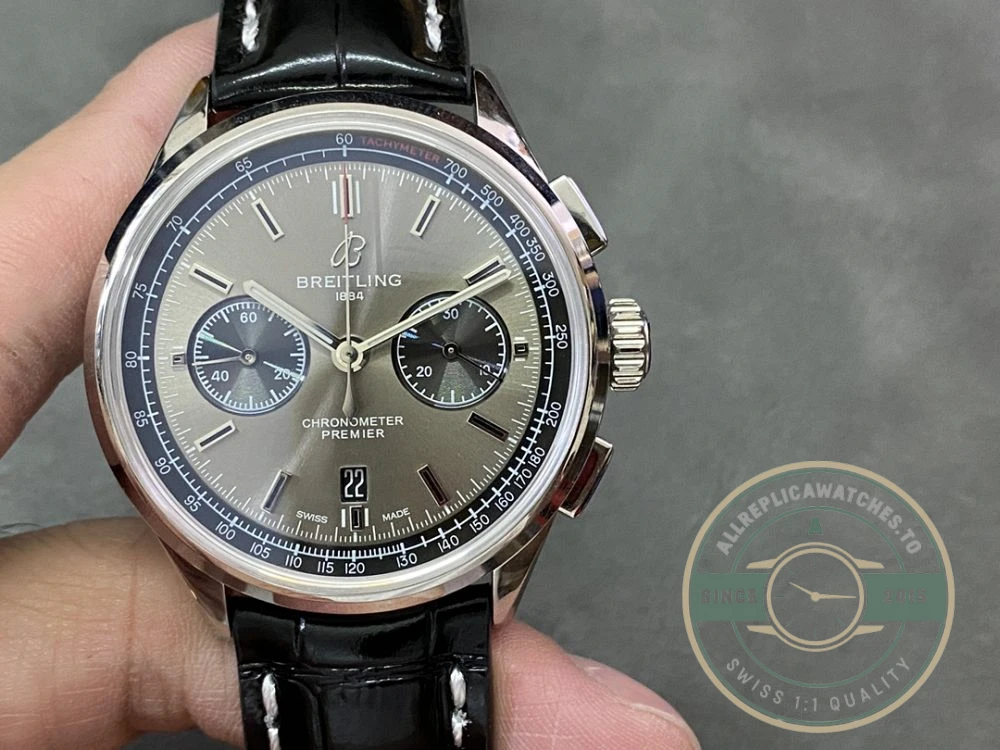 Replica Breitling Premier Grey Dial 42 mm AB0118221B1P1 - Factory Super Clone Watch