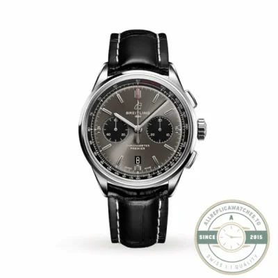 Replica Breitling Premier Men Crocodile 42 mm AB0118221B1P1 - Factory Super Clone Watch