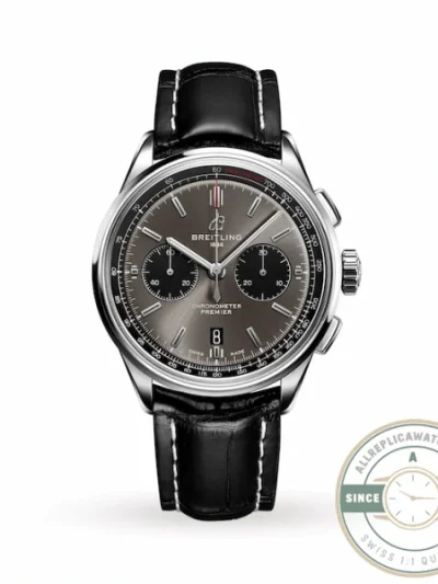 Replica Breitling Premier Men Crocodile 42 mm AB0118221B1P1 - Factory Super Clone Watch