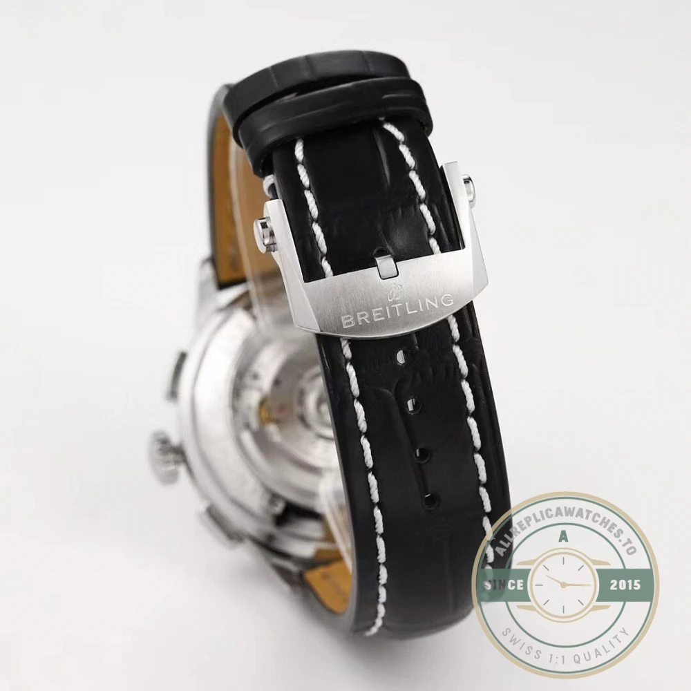 Replica Breitling Premier Men Crocodile 42 mm AB0118221B1P1 - Swiss-Made Clone Watch