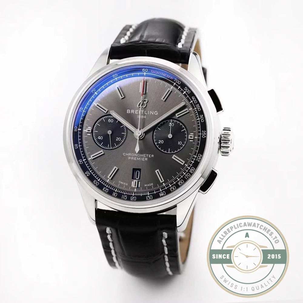 Replica Breitling Premier Men Crocodile 42 mm AB0118221B1P1 - Best Quality Replica Watch