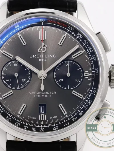 Replica Breitling Premier Men Crocodile 42 mm AB0118221B1P1 - Affordable Luxury Replica Timepiece