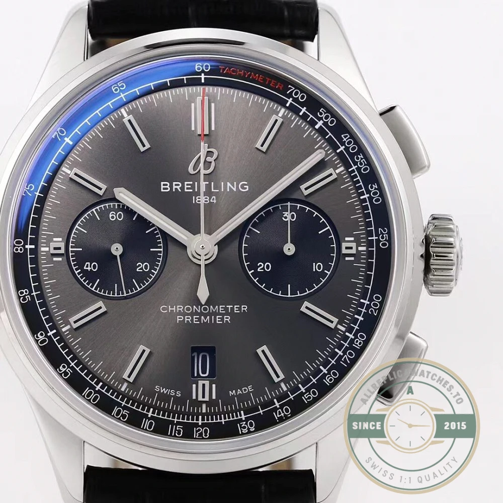 Replica Breitling Premier Men Crocodile 42 mm AB0118221B1P1 - Affordable Luxury Replica Timepiece