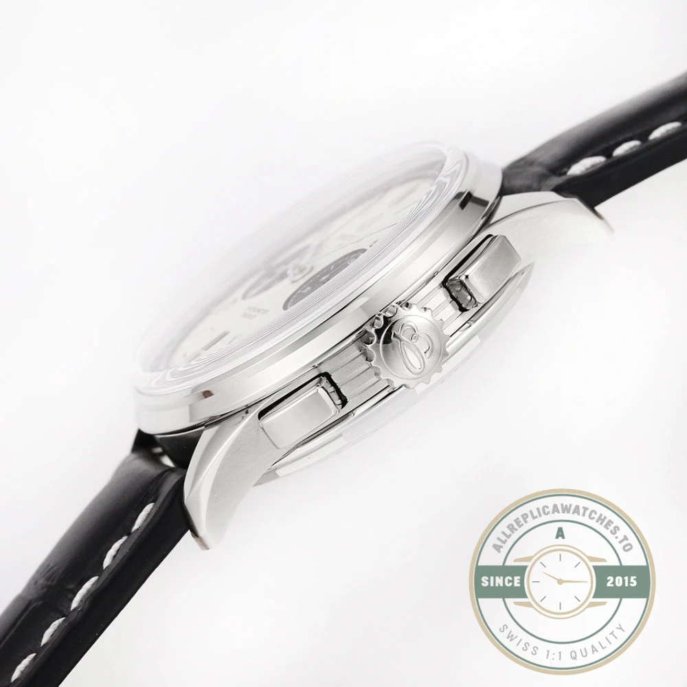 Replica Breitling Premier Silver Dial 42 mm AB0118221G1P2 - Budget Luxury Replica Watch