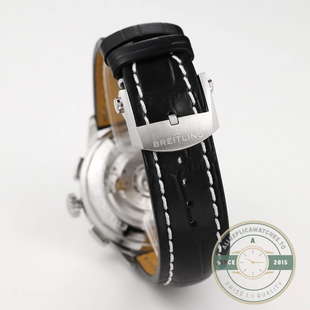 Replica Breitling Premier Silver Dial 42 mm AB0118221G1P2 - Affordable Super Clone Watch