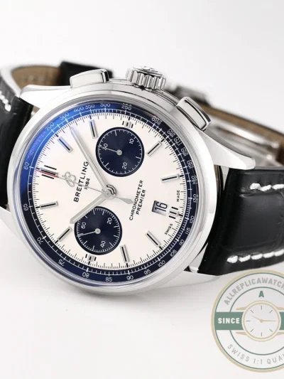 Replica Breitling Premier Silver Dial 42 mm AB0118221G1P2 - Swiss-Made Clone Watch