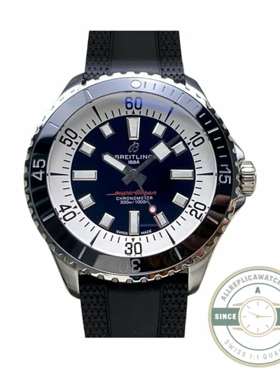 Replica Breitling Superocean Black Dial Stainless Steel 42 mm A17375211B1S1 - Factory Super Clone Watch