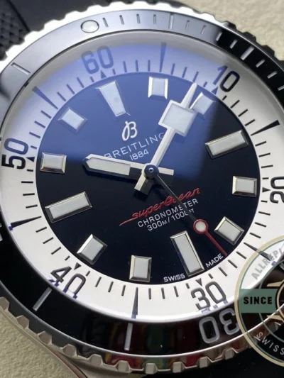 Replica Breitling Superocean Black Dial Stainless Steel 42 mm A17375211B1S1 - Affordable Luxury Replica Timepiece