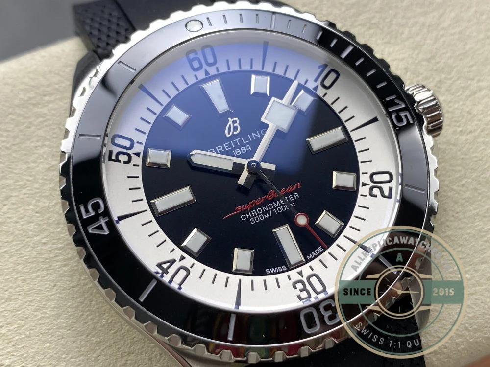 Replica Breitling Superocean Black Dial Stainless Steel 42 mm A17375211B1S1 - Affordable Luxury Replica Timepiece