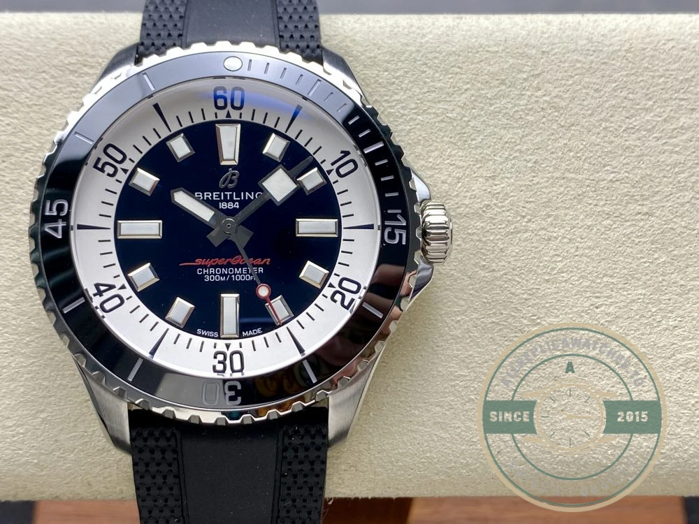 Replica Breitling Superocean Black Dial Stainless Steel 42 mm A17375211B1S1 - Factory Super Clone Watch
